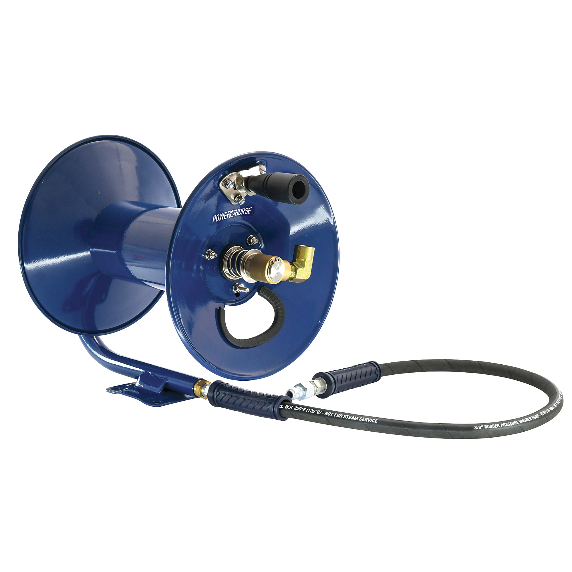 Powerhorse Pressure Washer Manual Hose Reel, Fits 150ft. x 3/8in. Hose